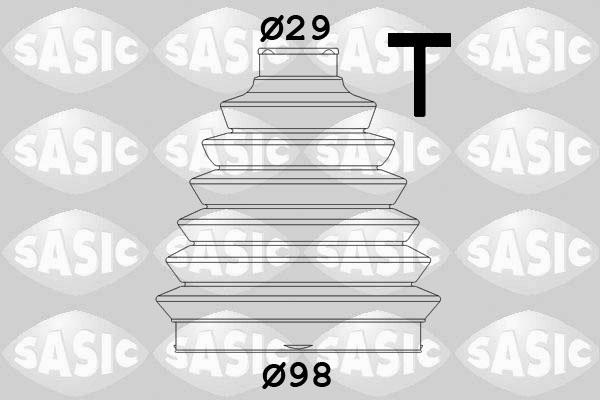 Sasic 2933983 - Faltenbalg, Antriebswelle www.parts5.com