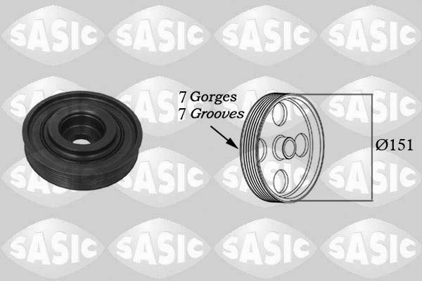 Sasic 2154009 - Koło pasowe, wał korbowy www.parts5.com