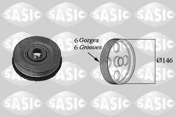 Sasic 2154013 - Koło pasowe, wał korbowy www.parts5.com