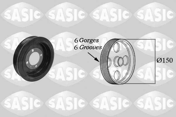 Sasic 2156062 - Belt Pulley, crankshaft www.parts5.com