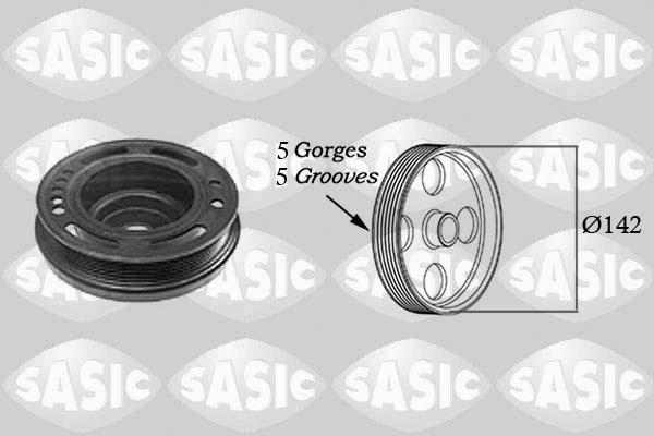 Sasic 2156024 - Polea, cigüeñal www.parts5.com