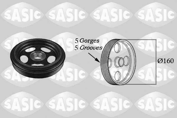 Sasic 2156023 - Polea, cigüeñal www.parts5.com