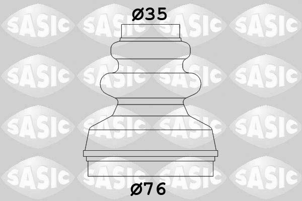 Sasic 2873813 - Osłona, wał napędowy www.parts5.com