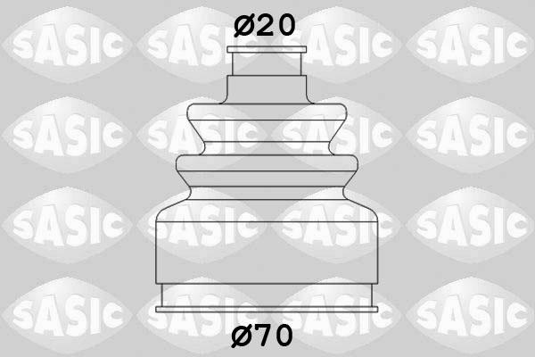 Sasic 2873743 - Маншон, полуоска www.parts5.com