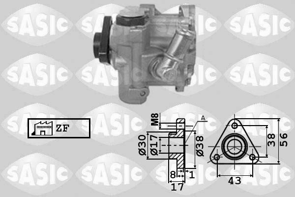 Sasic 7076048 - Pompe hydraulique, direction www.parts5.com