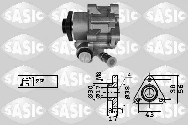 Sasic 7076058 - Hydraulic Pump, steering system www.parts5.com