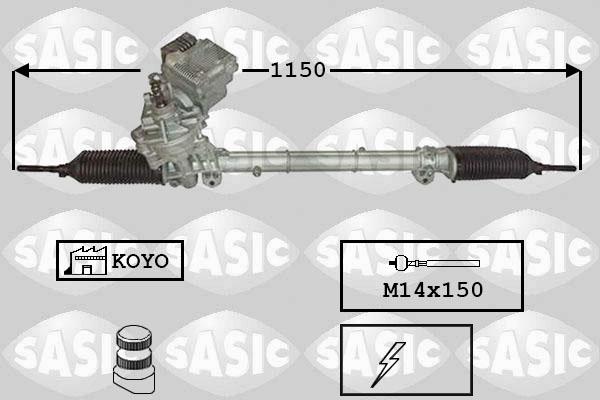 Sasic 7176061 - Engranaje de dirección www.parts5.com