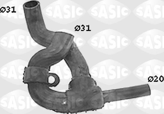 Sasic SWH4183 - Hűtőcső www.parts5.com