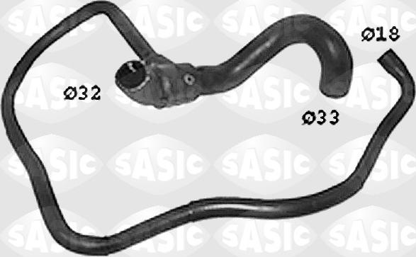 Sasic SWH6763 - Radiator Hose www.parts5.com