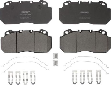 SBP 07-P29090 - Brake Pad Set, disc brake www.parts5.com