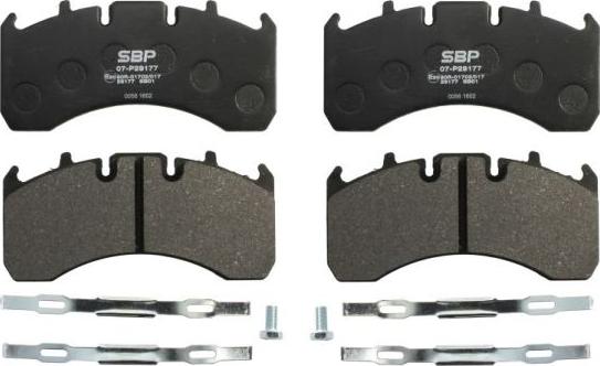 SBP 07-P29177 - Set placute frana,frana disc www.parts5.com