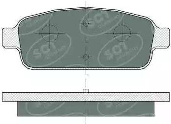 KRAFT AUTOMOTIVE 6011504 - Bremsbelagsatz, Scheibenbremse www.parts5.com