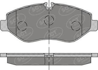 Mercedes-Benz A4474211500 - Brake Pad Set, disc brake www.parts5.com