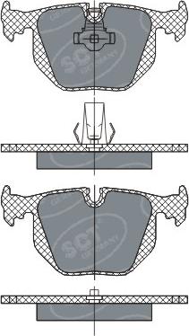 Valeo 302465 - Тормозные колодки, дисковые, комплект www.parts5.com