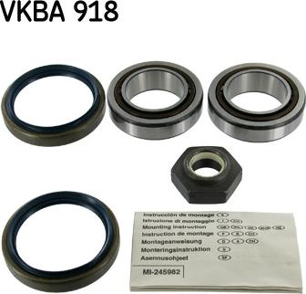 SKF VKBA 918 - Komplet kolesnega lezaja www.parts5.com