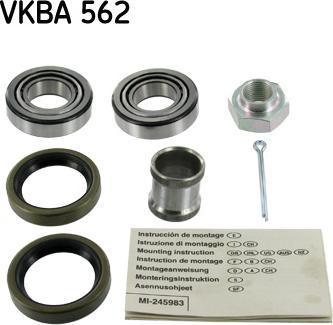 SKF VKBA 562 - Komplet kolesnega lezaja www.parts5.com