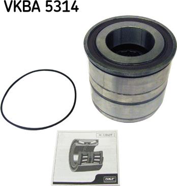 SKF VKBA 5314 - Комплект подшипника ступицы колеса www.parts5.com