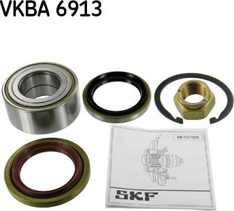 SKF VKBA 6913 - Комплект подшипника ступицы колеса www.parts5.com
