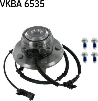 SKF VKBA 6535 - Комплект подшипника ступицы колеса www.parts5.com