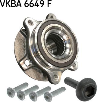 SKF VKBA 6649 F - Komplet ležaja kotača www.parts5.com