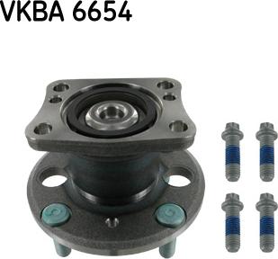 SKF VKBA 6654 - Wheel hub, bearing Kit www.parts5.com