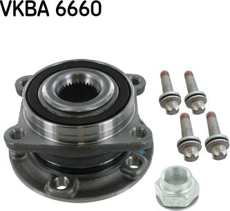 SKF VKBA 6660 - Комплект подшипника ступицы колеса www.parts5.com