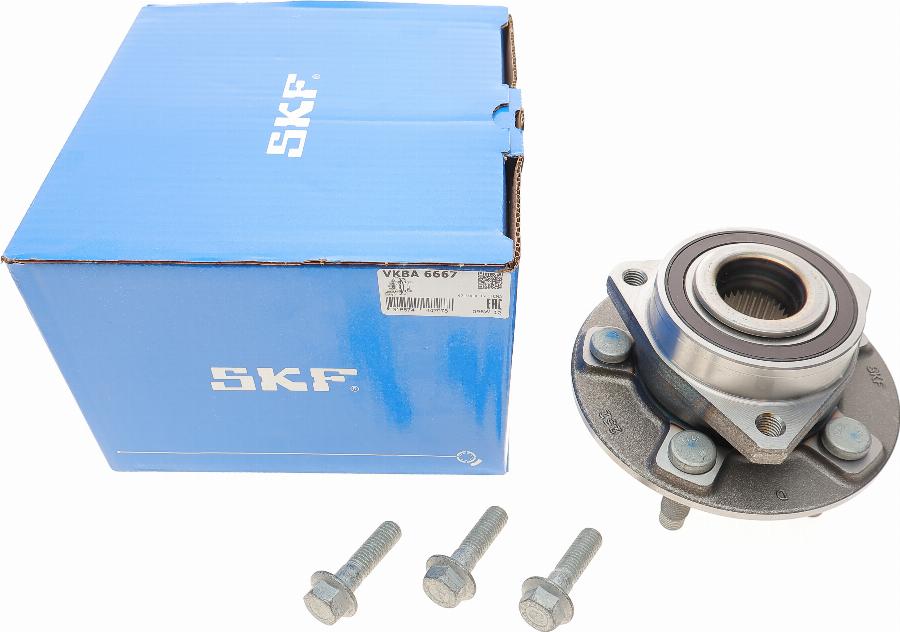 SKF VKBA 6667 - Wheel hub, bearing Kit www.parts5.com