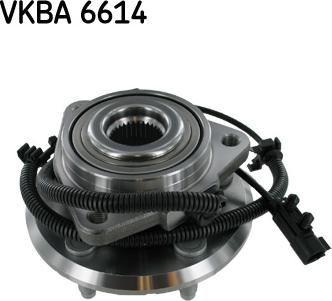 SKF VKBA 6614 - Комплект подшипника ступицы колеса www.parts5.com