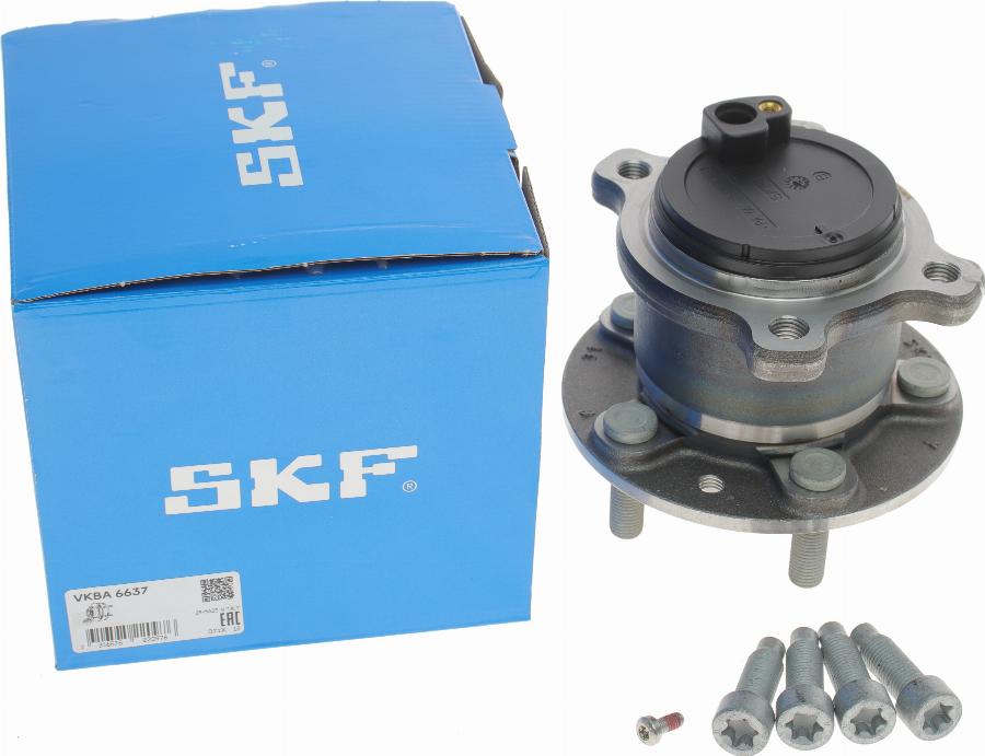 SKF VKBA 6637 - Wheel hub, bearing Kit parts5.com