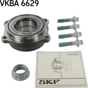 SKF VKBA 6629 - Pyöränlaakerisarja www.parts5.com