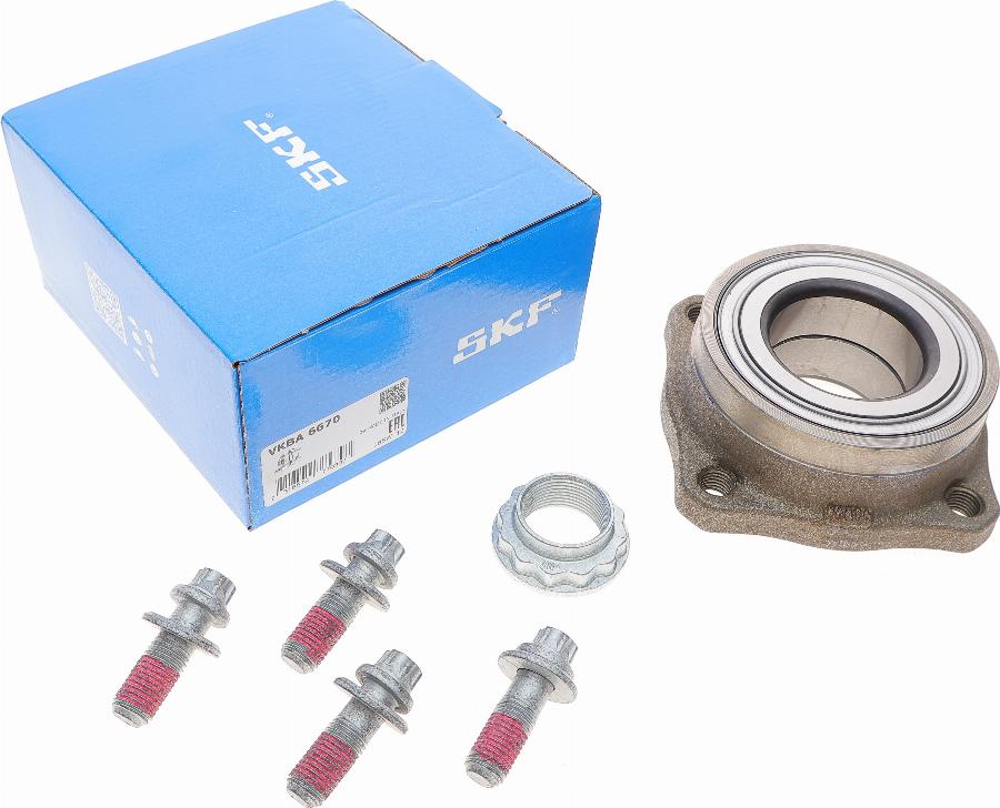 SKF VKBA 6670 - Wheel hub, bearing Kit www.parts5.com