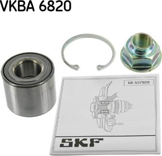 SKF VKBA 6820 - Komplet kolesnega lezaja www.parts5.com