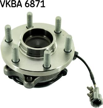 SKF VKBA 6871 - Lożisko kolesa - opravná sada www.parts5.com