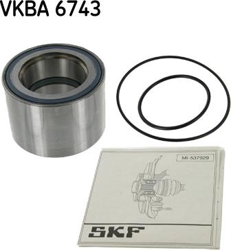 SKF VKBA 6743 - Wheel hub, bearing Kit www.parts5.com