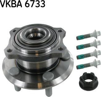 SKF VKBA 6733 - Wheel hub, bearing Kit parts5.com