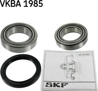 SKF VKBA 1985 - Rattalaagrikomplekt www.parts5.com