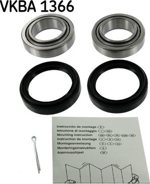 SKF VKBA 1366 - Komplet kolesnega lezaja www.parts5.com