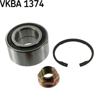 SKF VKBA 1374 - Комплект подшипника ступицы колеса www.parts5.com