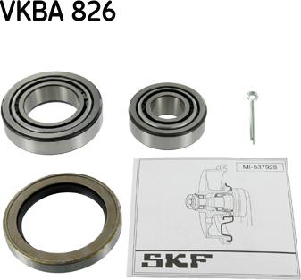 SKF VKBA 826 - Zestaw łożysk koła www.parts5.com