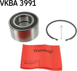 SKF VKBA 3991 - Kit de roulements de roue www.parts5.com