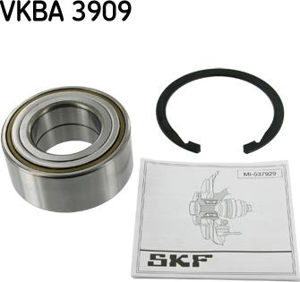 SKF VKBA 3909 - Комплект подшипника ступицы колеса www.parts5.com