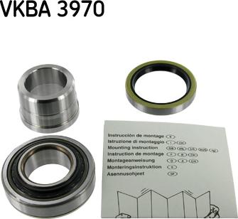 SKF VKBA 3970 - Wheel hub, bearing Kit www.parts5.com