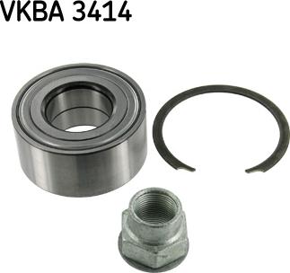 SKF VKBA 3414 - Комплект подшипника ступицы колеса www.parts5.com