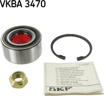 SKF VKBA 3470 - Juego de cojinete de rueda www.parts5.com