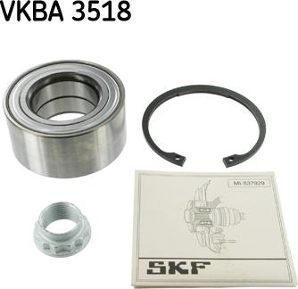 SKF VKBA 3518 - Kit de roulements de roue www.parts5.com