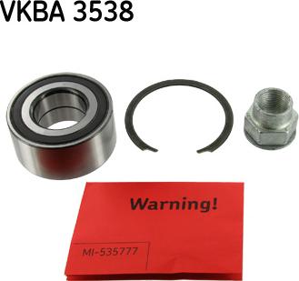 SKF VKBA 3538 - Juego de cojinete de rueda www.parts5.com