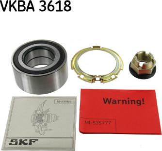 SKF VKBA 3618 - Komplet ležaja kotača www.parts5.com