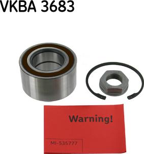 SKF VKBA 3683 - Komplet ležaja kotača www.parts5.com