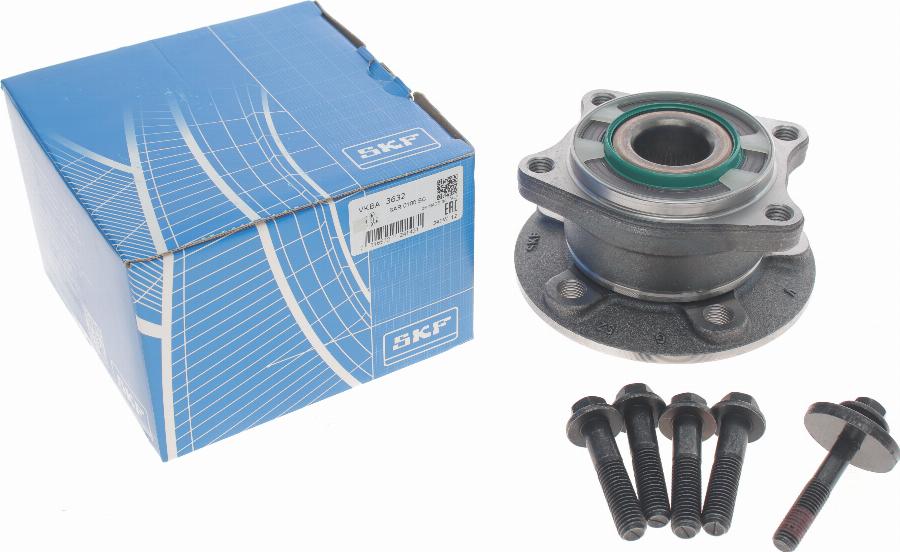 SKF VKBA 3632 - Σετ ρουλεμάν τροχών www.parts5.com