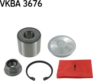 SKF VKBA 3676 - Zestaw łożysk koła www.parts5.com